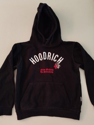 Hoodrich παιδικό φούτερ με κουκούλα μεταχειρισμένο, μαύρο, μέγεθος 10-12 ετών