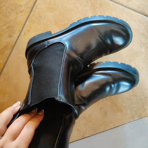 H&M ankle boots, black, size 39
