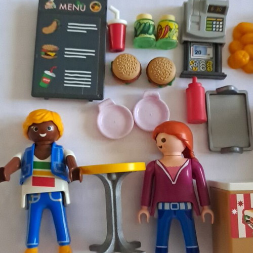 Playmobil Fast Food Set like new