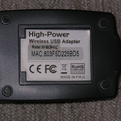 WiFi-Longrange USB Receiver used with 2 x 9db antennas, RT chipset