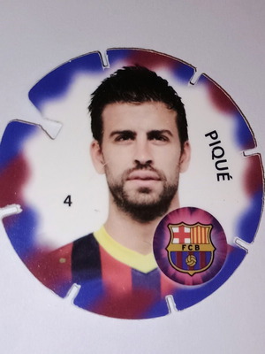 Gerard Piqué FC Barcelona collectible cap La Liga 2013-2014