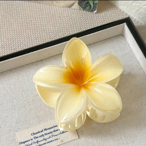 Hair clip klamer new, yellow