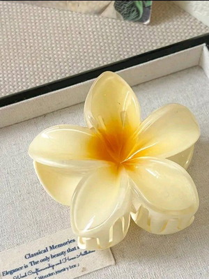 Hair clip klamer new, yellow