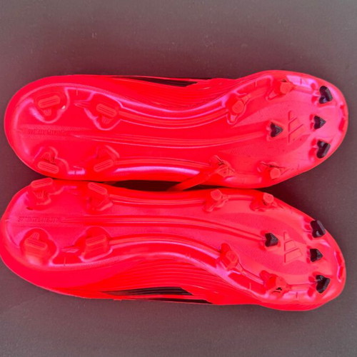 Adidas F50 League Firm/Multi-Ground Boots like new, men's size 44.5, red pink