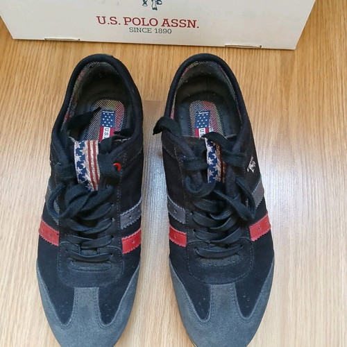 Men's U.S Polo sneakers used, size 41, black