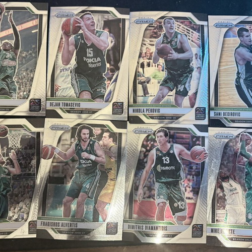PAO Euroleague Prizm 24-25 basketball card lot