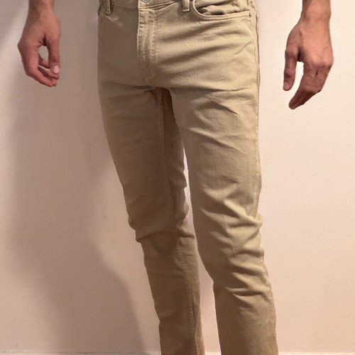 Mango beige pants size M like new, elastic legs