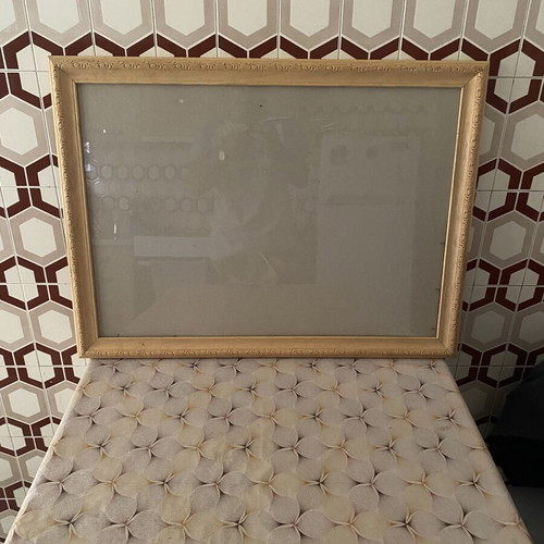 Classic wooden gold carved frame 58x78 cm