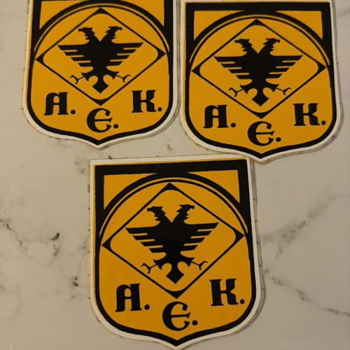 AEK large stickers new, set of 3 pieces