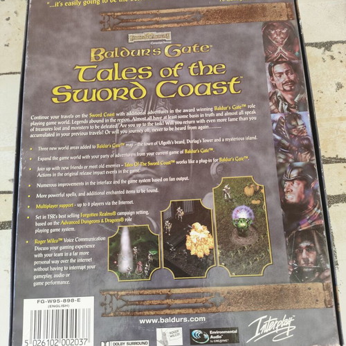 Baldur's Gate Tales of the Sword Coast PC game expansion