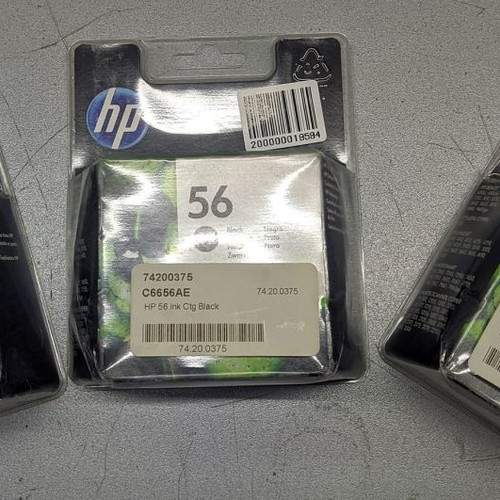 HP 56 Ink Black Original, 3 pieces, new