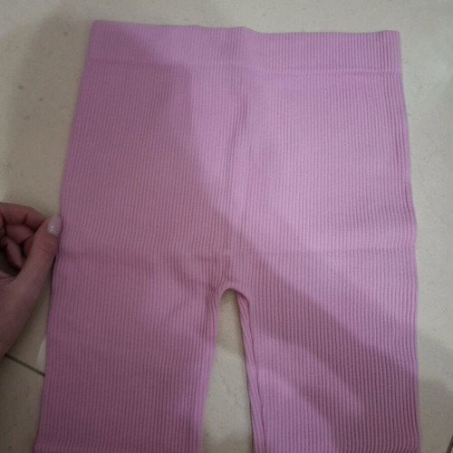 Zara cycling leggings like new, soft pink color