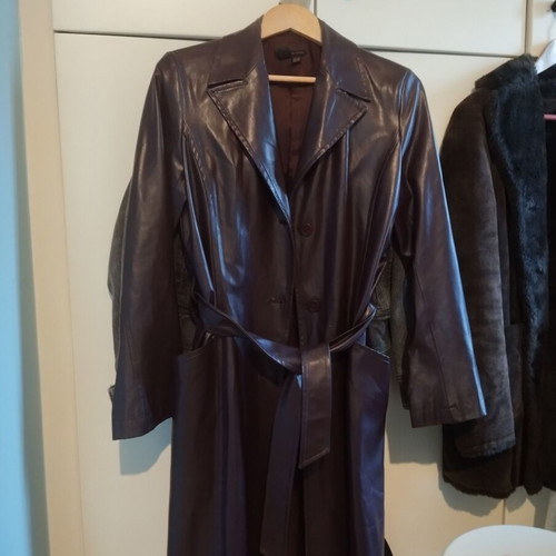 Zara coat synthetic used, size M, purple