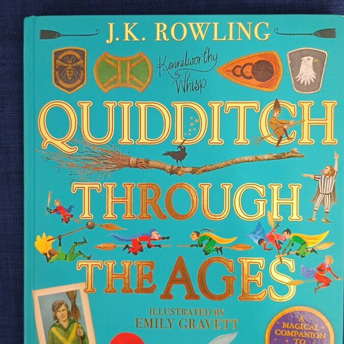 Quidditch Through The Ages hardcover book like new in English