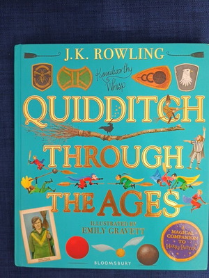 Quidditch Through The Ages hardcover book like new in English