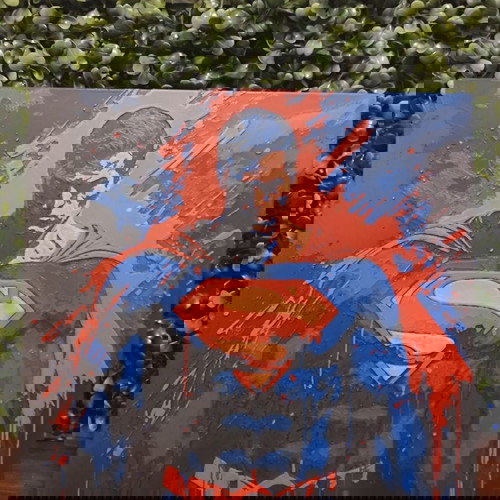 Superman Hueforge ανάγλυφο πορτρέτο 3D εκτύπωση καινούργιο