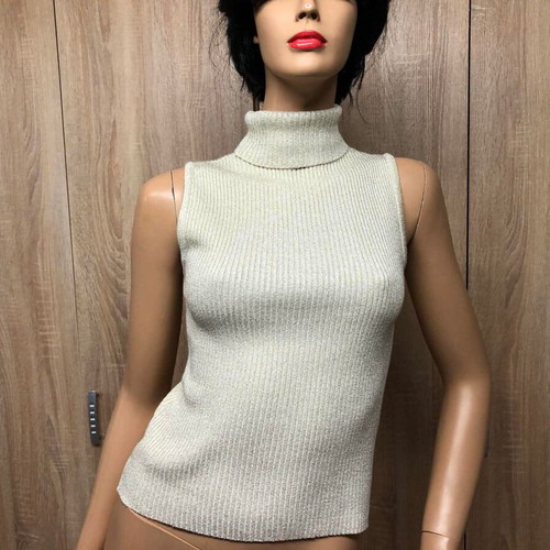 Blouse Made in Greece new, beige and gold