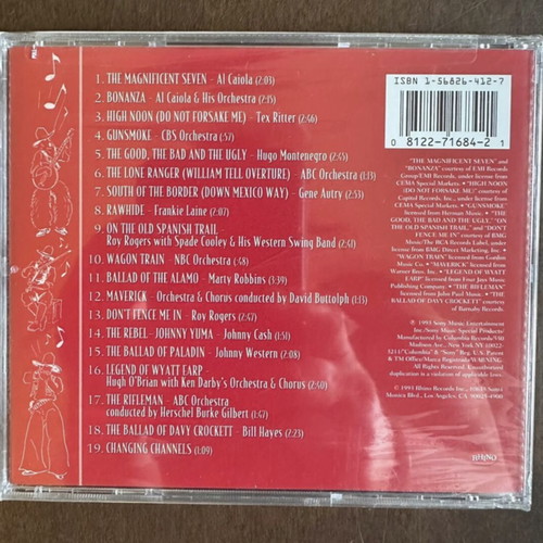 Songs of the West Volume Four CD, Rhino Records, sealed