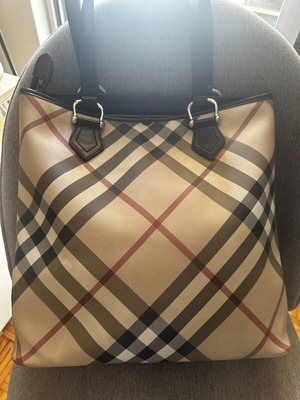Burberry τσάντα ώμου, μπεζ