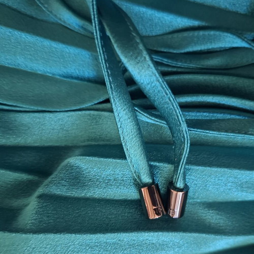 Ted Baker satin dress new with label, bright green, halterneck
