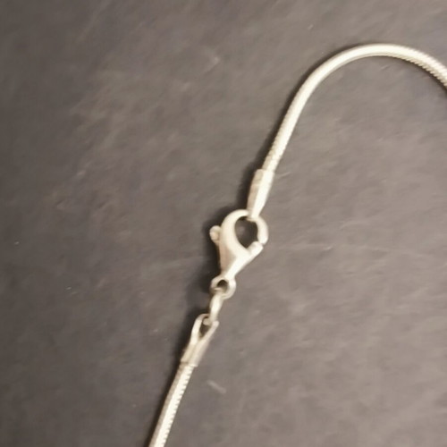 Silver gold 750/925 necklace