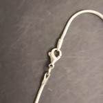 Silver gold 750/925 necklace