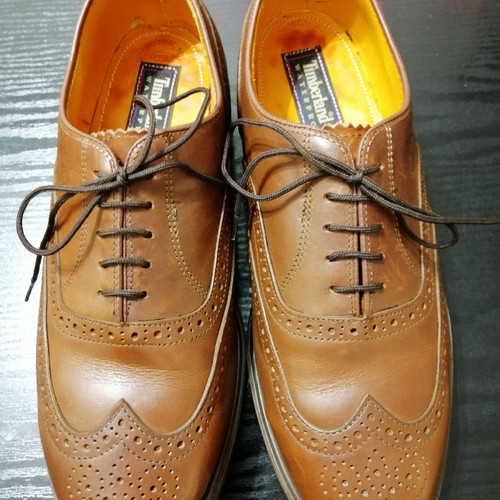 Timberland men's new brown dress shoes size 43