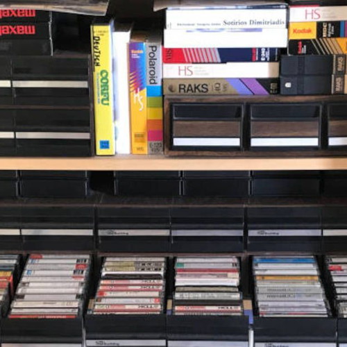 Cassette tapes used, pack of 500 in 29 cases-drawers