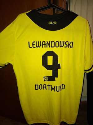 Lewandowski Dortmund Official Replica Jersey Large Like New