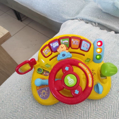 Vtech baby steering wheel used with sounds and lights