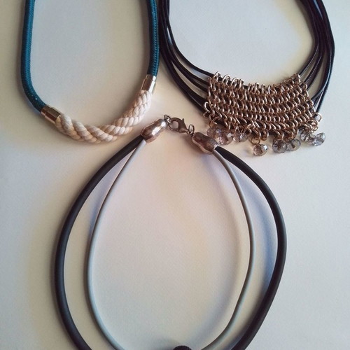 Fo Bijou necklaces used, pack of 3