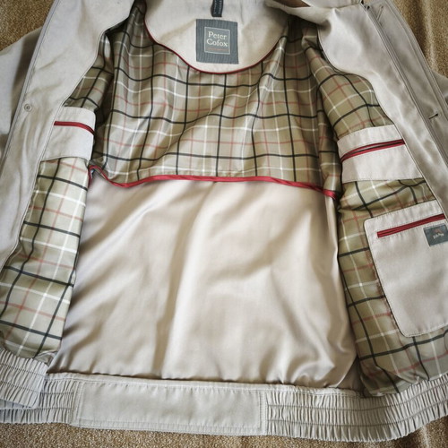 Men's spring jacket Peter Cofox like new, gray, size 48