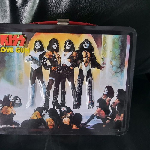 Kiss Live Gun lunchbox like new, official 2000 edition