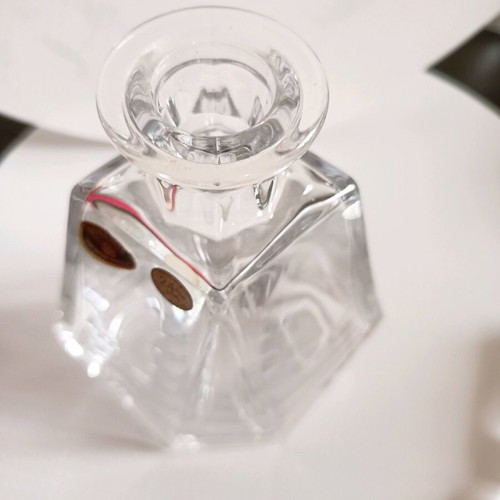Bohemia Crystal Decanter 24% PBO with Stopper new