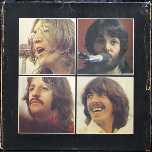Beatles Let It Be vinyl record used, rock genre, Parlophone 1970