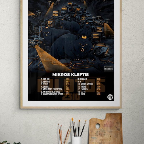 Mikros Kleftis poster new 60x45 cm