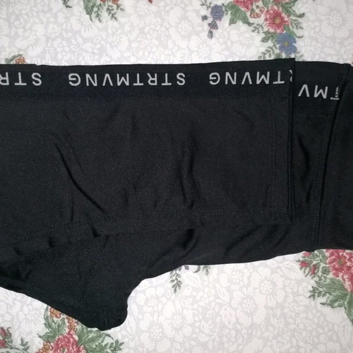 Bershka athletic leggings 3/4 new, black size M