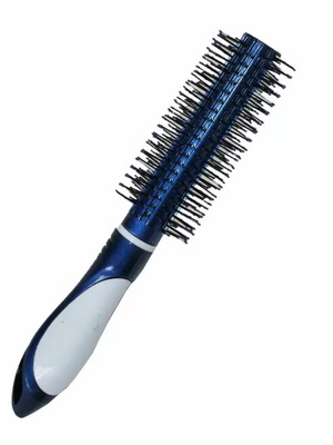 Round hairbrush comb new, plastic