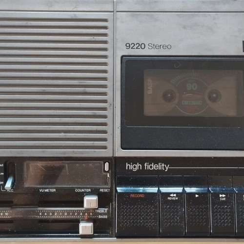 Basf 9220 cassette recorder, portable stereo deck