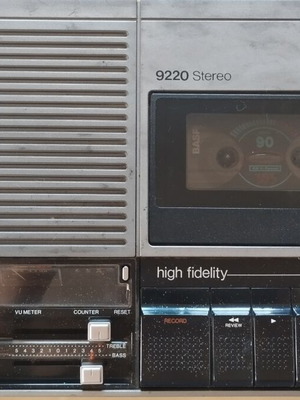 Basf 9220 cassette recorder, portable stereo deck