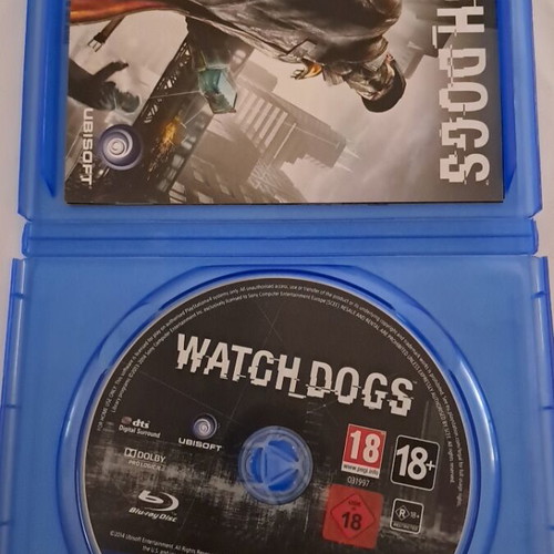 Watch Dogs PS4 game unused, no scratches