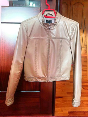 Lether Jacket Mexx new, beige, size XS