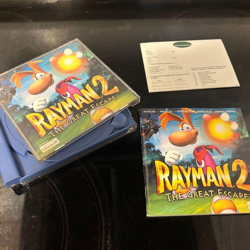 Rayman 2 Dreamcast game used with case damage