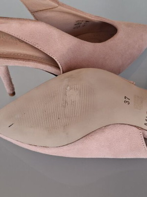 Migato powder pink high heels, size 37