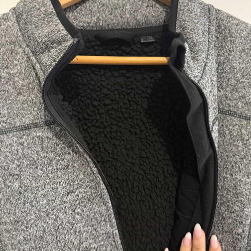 Jacket with wool lining like new, size Large