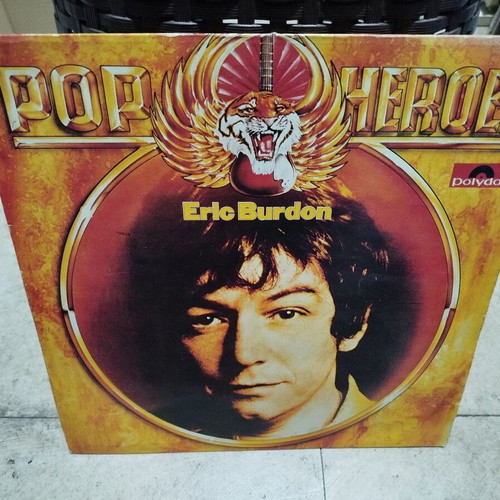 Eric Burdon Pop Heroes vinyl record used, rock