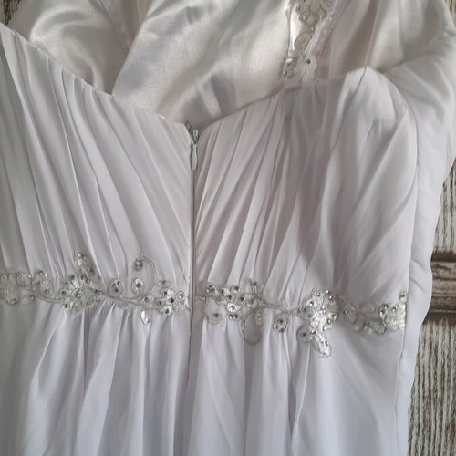 Wedding dress used nr 38/40 with veil and flower girl dress gift