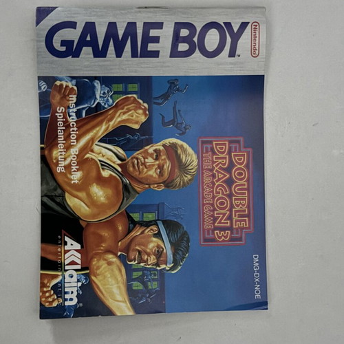 Double Dragon 3 The Arcade Game Nintendo Game Boy used PAL NOE CIB