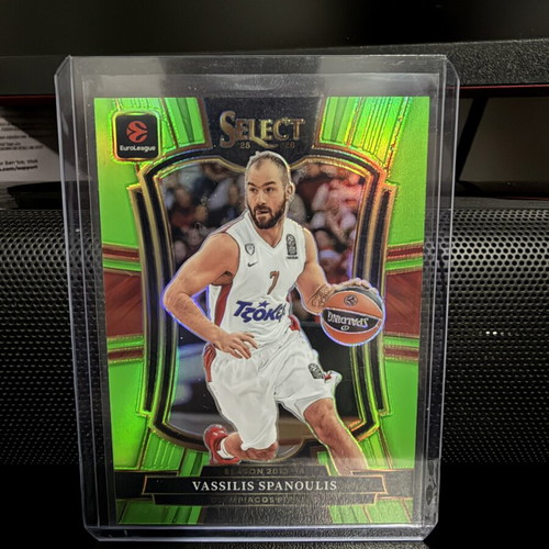 Panini Select Euroleague Vassilis Spanoulis Collectible Card 54/75