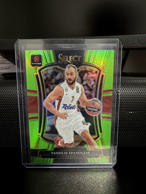 Panini Select Euroleague Vassilis Spanoulis Collectible Card 54/75
